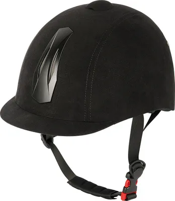 Produktbild von Harry`s Horse Reithelm Pro One schwarz Flock-Samt verstellbar Norm VG1 in M