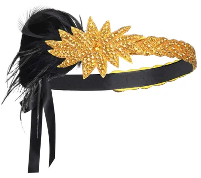 Productafbeelding van 1920s Veren Hoofdband voor Feestoutfits