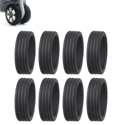 Gepäck Rollen Abdeckungen 8 Stück - Lärmreduktion & Schutz Für Koffer