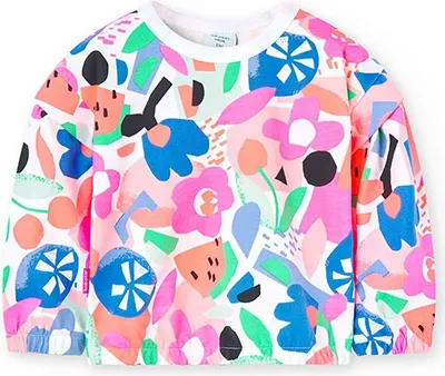 Produktbild von Boboli 218001 Sweatshirt Mehrfarbig 9 Months Mädchen Mehrfarbig 9 Months