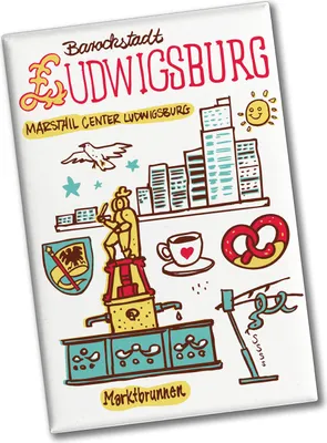 Produktbild von Ludwigsburg Wimmelbild Souvenir Magnet
