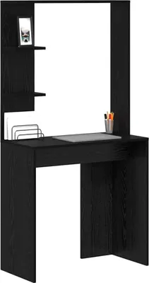 Produktbild von "im Sonderangebot"Schreibtisch/Büro-Möbel - CLORIS - Computertisch moderner - Schwarz Eichen-Optik 78,5 x 37 x 154,5 cm - NeuMöbel5376411