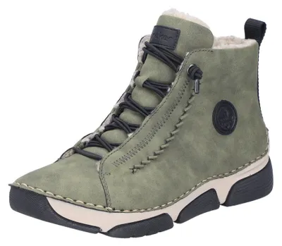 Zdjęcie produktu dla Rieker damskie sznurowane buty za kostkę ciepła podszewka ozdobne szwy 45912, rozmiar:38 EU, kolor:Brązowy