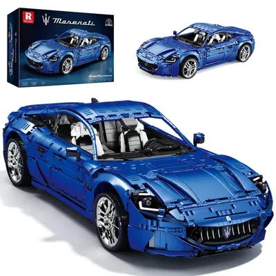 Produktbild von Bausteine Rennwagen Bausatz Modellbau Sportwagen - 1:8 Maßstab - 5480 Teile - Ab 14 Jahren