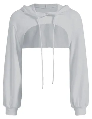 Produktbild von Elzusha – Vintage Damen-Hoodie mit Kapuze und langen Ärmeln