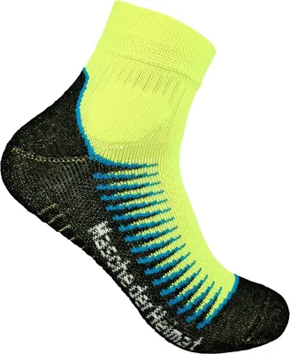 Produktbild von Miriquidi Allround Socke fluogelb azur, kurz, 39/42