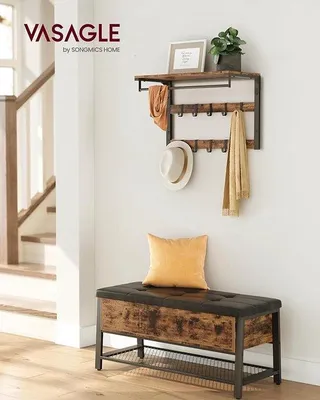 Image de Crochet mural 30 x 65 x 42 cm en bois