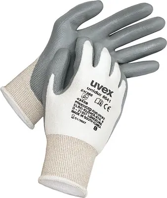 Image de gant de protection uvex unidur 6641 blanc, gris Gr. 9