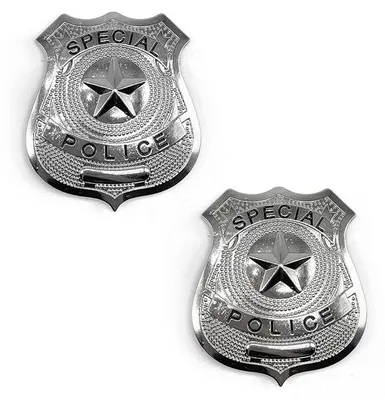 Productafbeelding van Accessoireset politiebadge voor rollenspellen - Carnaval/cosplay accessoireset voor volwassenen
