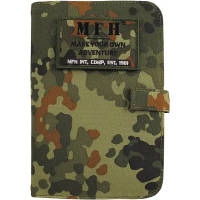 Produktbild von MFH Terminplaner, A6, flecktarn, Ringbuchhalterung, Blätter