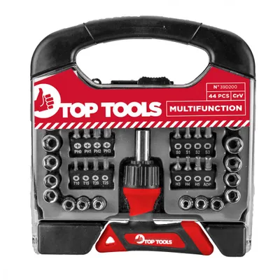 Obrázek produktu pro Top Tools Šroubovací bity s rukojetí 44 ks.