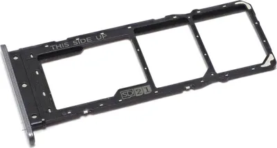 Produktbild von Simkartenhalter passend für Motorola Moto E20 (XT2155) + micro-SD Speicherkartenfach, Originalersatz, Grau
