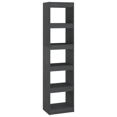 Immagine prodotto di Libreria/divisorio grigio 40x30x167,5 cm in legno di pino massiccio
