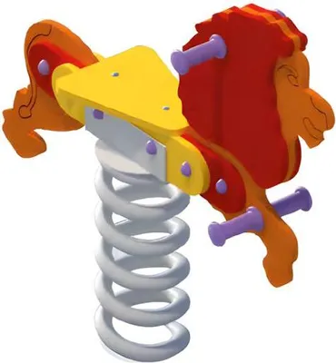 Image de Balançoire à bascule Balançoire à bascule pour enfants Aire de jeux Balançoire Lion