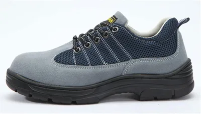 Produktbild von Sicherheitsschuhe fš¹r Damen und Herren mit Stahlkappe, leicht, atmungsaktiv und rutschfest (Farbe: Grau) šC Gr??e 47