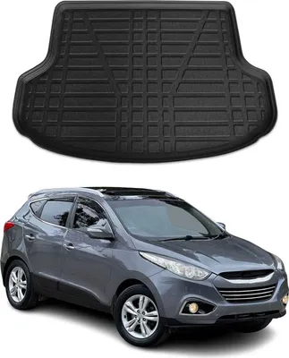 Produktbild von Kofferraumwanne Laderaumwanne für Hyundai ix35 2010-2015 Gummi TPE Schwarz