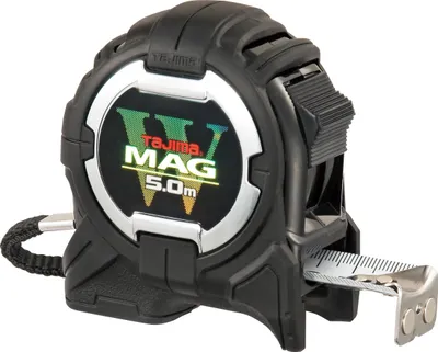 Produktbild von TAJIMA W-MAG Bandmass 5m/25mm,Magnetschiene und magnetischem Endhaken