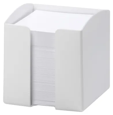 Produktbild von Durable Zettelkasten Kunststoff für Notizzettel 90 x 90 mm, weiß, 1701682010 – Größe A4 Hochformat