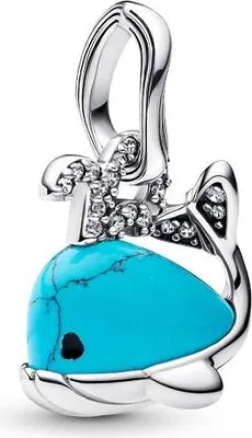 Immagine prodotto di Pandora Ciondolo con Balena Turchese 793822C01 Ciondolo con Charm