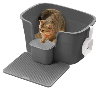 Image de Kit de litière pour chat – Litière pour chat – Contrôle des odeurs – 64 x 76 x 33 cm