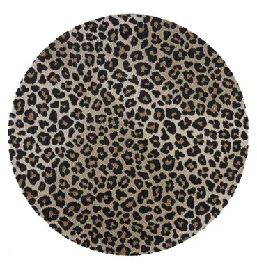 Produktbild von MD Entree Universal | Teppichläufer - Wohnzimmerteppich - Eingangsmatte,Motiv:safari beige;Größe:Ø 100 cm