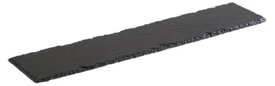 Produktbild von APS 945 Naturschieferplatte, 47 x 10 cm, Materialstärke 6-9 mm, möbelschonende Füßchen