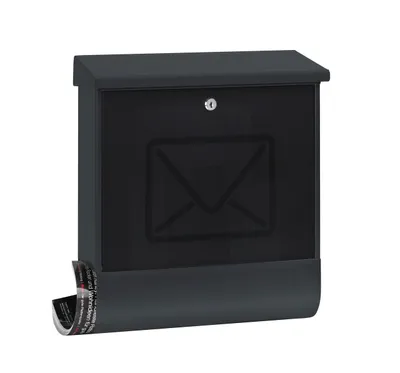Produktbild von Burg-Wächter 65310 LUCENTA 2701 ANT Briefkasten Stahl Anthrazit Schlüsselschloss