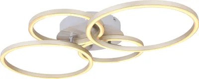 Produktbild von Globo Lighting Deckenleuchte Metall Nickel matt, LED