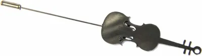 Produktbild von Geige Krawattennadel Miniblings Anstecknadel Pin Anstecker Acrylglas schwz