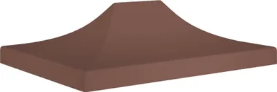 Immagine prodotto di Tetto per Tendone per Feste 4x3 m Marrone 270 g/m²