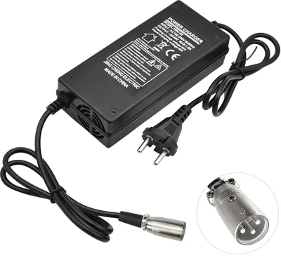 Produktbild von 48-V-Elektroroller-Ladegerät, Elektrofahrrad-Ladegerät, 3-poliger XLR-Anschluss