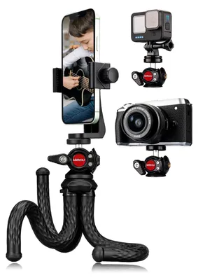 Produktbild von Smartphone Stativ Handystativ Flexibles Octopus-Stativ - 30,5 cm - 0,28 kg - Mit XL-Handyhalterung - Für Vlogging und Video