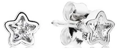 Produktbild von Silber-Ohrringe Sterne 290597CZ