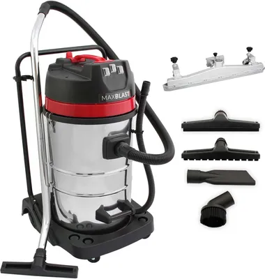 Image de Aspirateur professionnel Maxblast 80 litres, 3000 W, avec fixation pour buse de sol