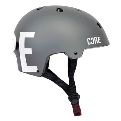 Zdjęcie produktu dla Kask Core Street, szary / białe logo, rozmiar S/M (55–58 cm)