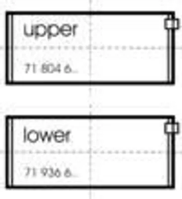 Produktbild von Pleuellager KOLBENSCHMIDT 79314600