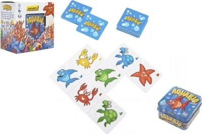Obrázek produktu pro Aquario karetní hra v plechové krabičce