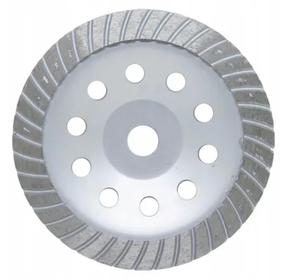 Produktbild von 180 mm Schleifteller Diamant Schleiftopf Topfscheibe Beton Segment Turbo Grau