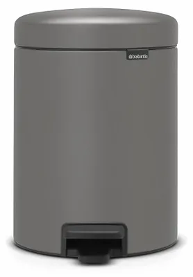 Immagine prodotto di Brabantia 126284 cestino 5 L rotondo in plastica grigio