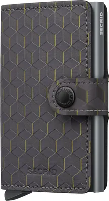 Produktbild von Secrid - Miniwallet - Optical Grey-Yellow