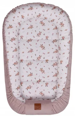 Produktbild von Kokon für geborene aus Velours und Satin-Baumwolle, Infantilo, 67x35 cm