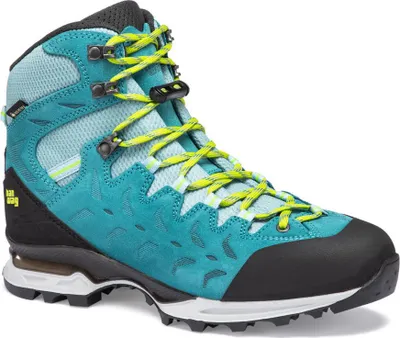 Produktbild von Hanwag Makra GTX Damen Trekkingschuh High Blau Gelb 39,5