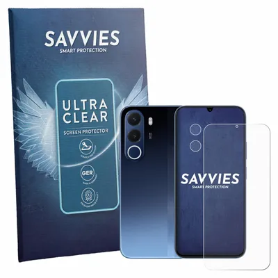 Produktbild von 18x Für realme C100x (Display+Kamera) Schutzfolie Savvies Displayschutz Display Schutz Folie Klar Transparent