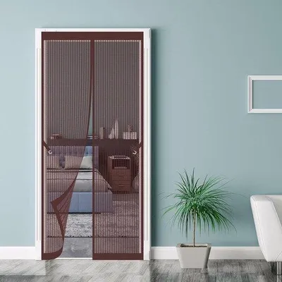 Produktbild von Automatischer Insektenschützer - 130 x 265 cm - Kaffeebraun