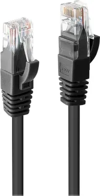 Produktbild von LINDY Patchkabel Cat6 U/UTP schwarz      0.50m