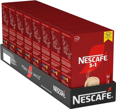 Produktbild von NESCAFÉ 3in1 Sticks löslicher Kaffee (8 x 10 x 16,5g)