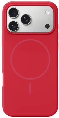 Productafbeelding van Siliconen Hoesje voor iPhone 17 Pro met MagSafe, Rood