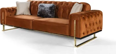 Produktbild von Designer Chesterfield 3tlg. Garnitur 2x 3 Sitzer Sofa Sessel Modern Dreisitzer