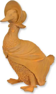 Productafbeelding van A Rusty Cast Iron Figurine Of Mother Goose