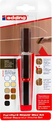 Obrázok produktu pre edding 8901 Súprava voskov na opravu nábytku koloniálna (blister po 3 kusoch)